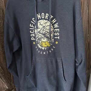 Pacific Northwest Adventure Men's Hoodie - Navy
